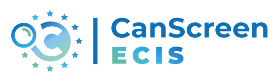 CanScreen-ECIS logo highlighting the project's focus on improving cancer screening data in Europe